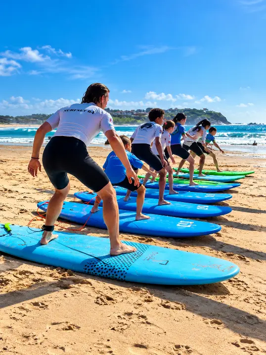 surf camp bidart